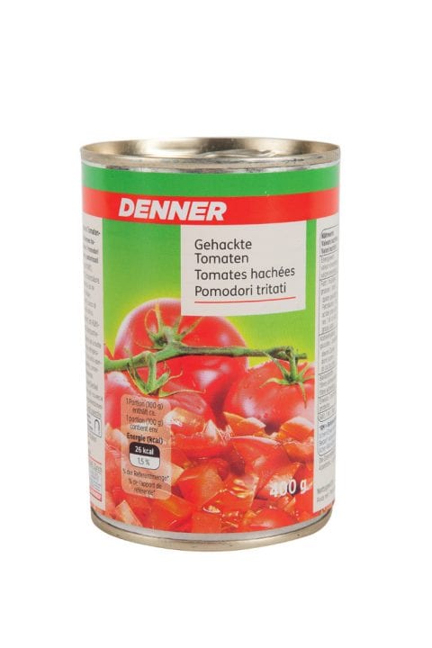 Denner Tomates hachées 400g – Sos-Shop