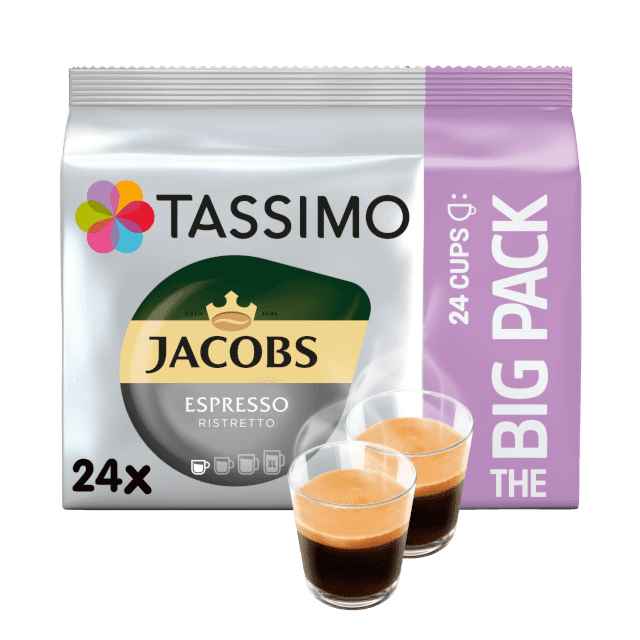 Tassimo Jacobs Espresso Ristretto 24x8g – Sos-Shop
